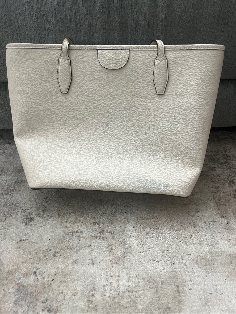 kate spade Cream Pebbled Leather Tote